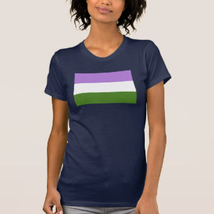 Camiseta Bandeira do Orgulho Genderqueer
