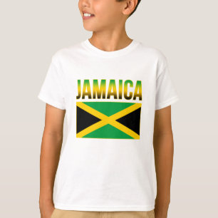 Camiseta Bandeira Do Orgulho Jamaicano Na Jamaica