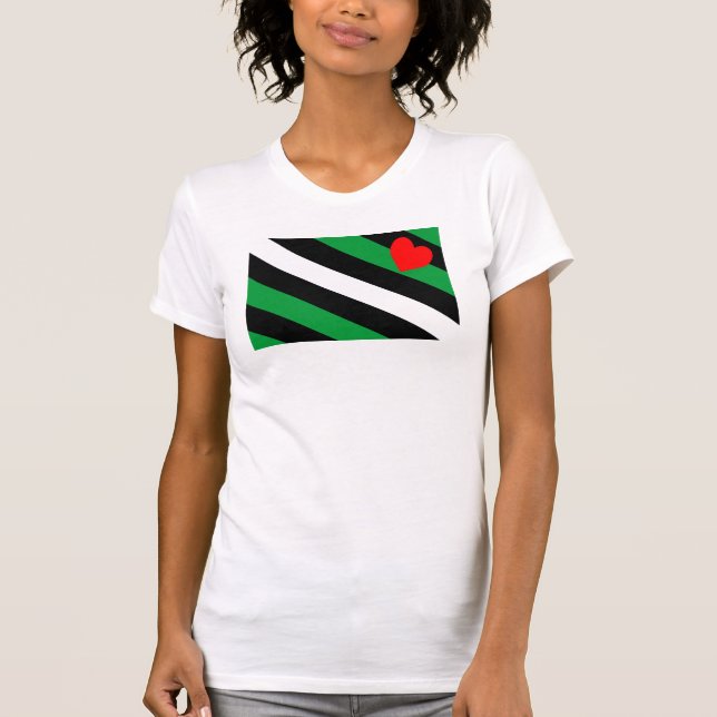 Camiseta Bandeira do Orgulho Leather Boi (Frente)