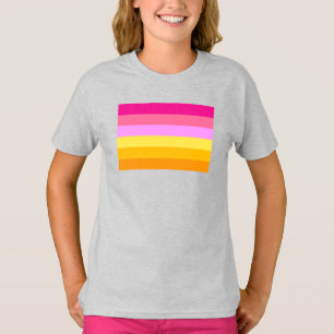Camiseta Bandeira do Orgulho Lésbico (Dawn)