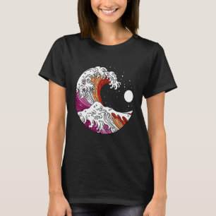 Camiseta Bandeira do Orgulho Lésbico WlW Gay Gir