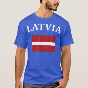 Camiseta Bandeira do Orgulho Letão - Excelente de Presente