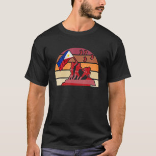 Camiseta Bandeira do Orgulho Nacional das Filipinas