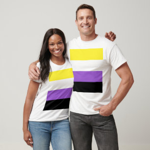 Camiseta Bandeira do Orgulho Não-binário