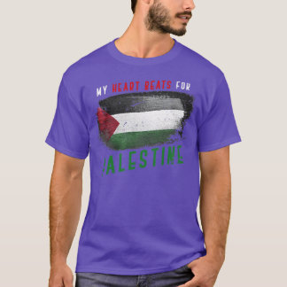 Camiseta Bandeira Do Orgulho Palestiniano Na Palestina