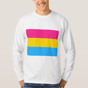 Camiseta Bandeira do Orgulho Pansexual