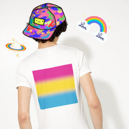 Camiseta Bandeira do Orgulho Pansexual Gradiente – Bandeira