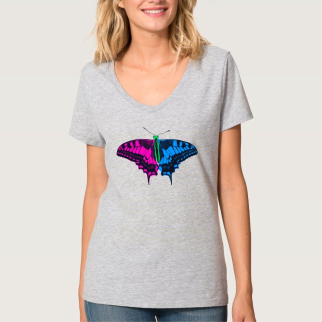 Camiseta Bandeira do Orgulho Polisexual (Frente)