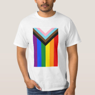 Camiseta Bandeira do Orgulho Progressista LGBTQ+