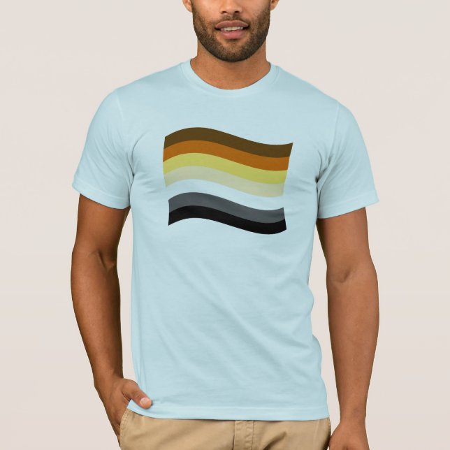 Camiseta Bandeira do Orgulho Urso (Frente)