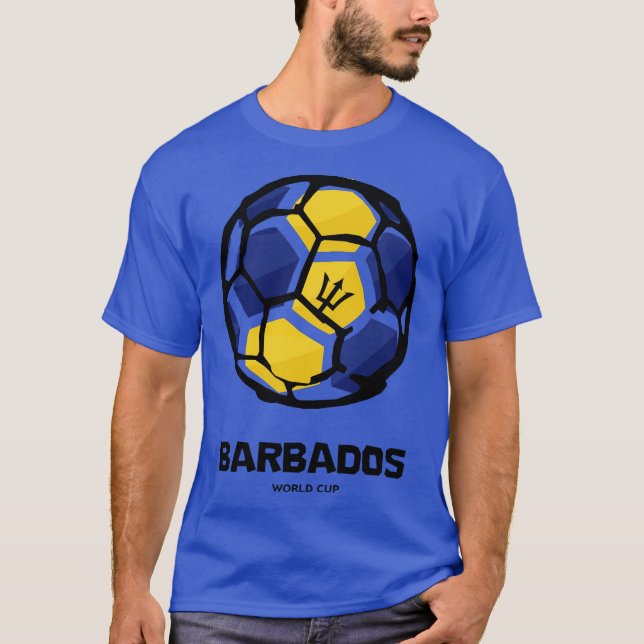 Camiseta Bandeira do País Barbados (Frente)