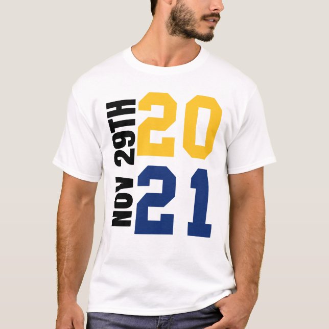 Camiseta Bandeira do País Barbados Ilha Amarela Azul (Frente)