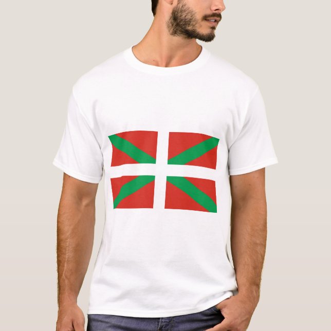 Camiseta Bandeira do País Basco (Frente)