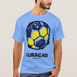 Camiseta Bandeira do País Curacao