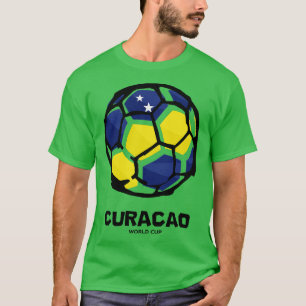 Camiseta Bandeira do País Curacao