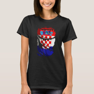 Camiseta Bandeira Do País Da Europa Da Croácia
