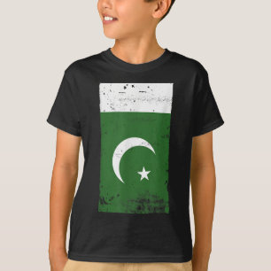 Camiseta Bandeira do País do Orgulho Nacional do Paquistão
