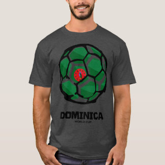 Camiseta Bandeira do país Dominica