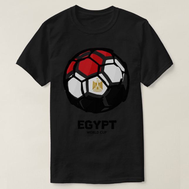 Camiseta Bandeira do país Egito (Frente do Design)