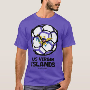Camiseta Bandeira do País Ilhas Virgens dos EUA