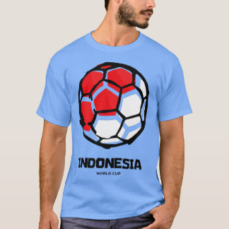 Camiseta Bandeira do País Indonésia