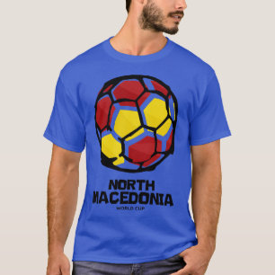 Camiseta Bandeira do País Macedônia do Norte