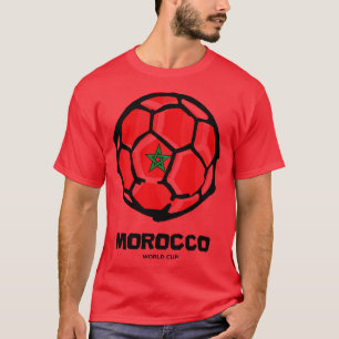 Camiseta Bandeira do País Marrocos