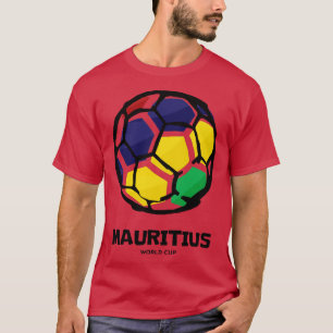 Camiseta Bandeira do País Maurício