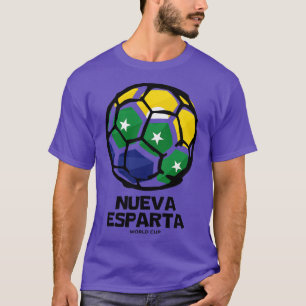 Camiseta Bandeira do país Nueva Esparta