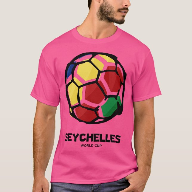 Camiseta Bandeira do País Seychelles (Frente)