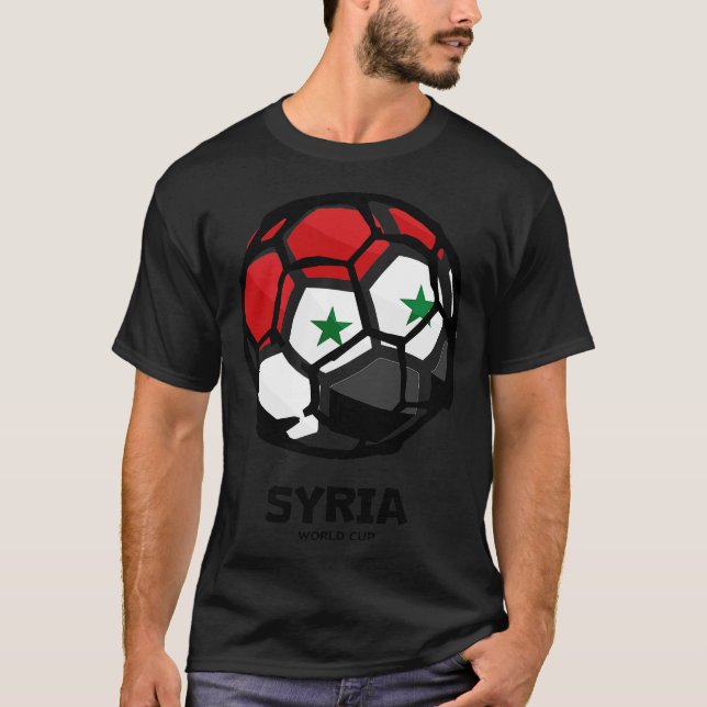 Camiseta Bandeira do País Síria (Frente)