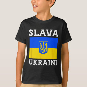 Camiseta Bandeira do País Ucrânia Orgulho Slava Ukraini 1