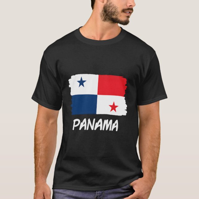 Camiseta Bandeira do Panamá (Frente)