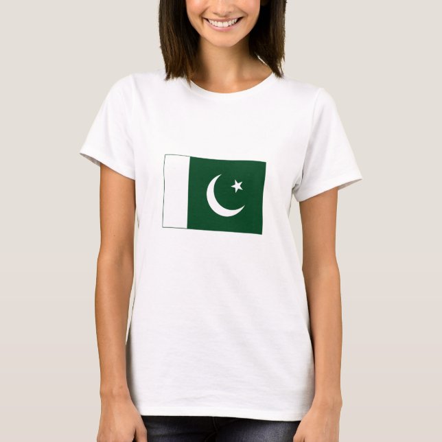 Camiseta Bandeira do Paquistão (Frente)