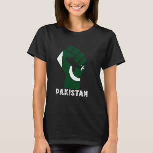 Camiseta Bandeira do Paquistão Orgulho Paquistanês Punho Pa