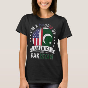 Camiseta Bandeira do Paquistão Patriota dos EUA Crescido Pa