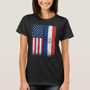 Camiseta Bandeira do Paraguai Nos EUA E no Paraguai Bandeir
