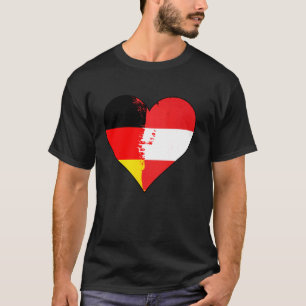 Camiseta Bandeira do Patrimônio Cardíaco Alemão e Austríaco