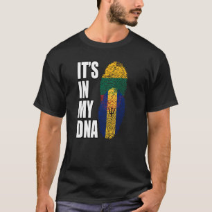 Camiseta Bandeira Do Patrimônio Da Herança De DNA Mistura B