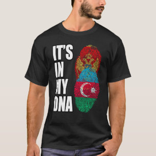Camiseta Bandeira do Patrimônio de DNA Misto Azeri e Monten