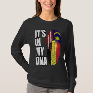 Camiseta Bandeira do Patrimônio de DNA Misto Belga e Malaio