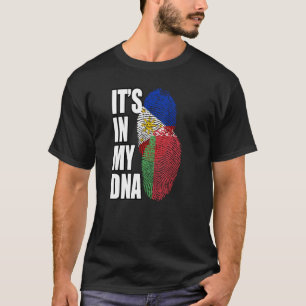 Camiseta Bandeira do Patrimônio de DNA Misto Bielorrusso e