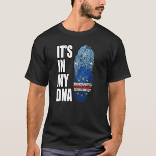 Camiseta Bandeira do Patrimônio DNA Misto Cabo-Verdiano e M