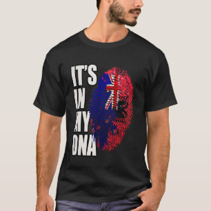 Camiseta Bandeira do Patrimônio do ADN Misturado da Albânia