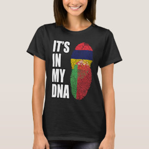 Camiseta Bandeira do Patrimônio do ADN Misturado Da Bielorr