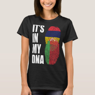 Camiseta Bandeira do Patrimônio do ADN Misturado Da Bielorr