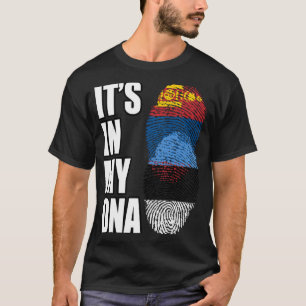 Camiseta Bandeira do Patrimônio do ADN Misturado Estoniano