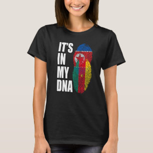 Camiseta Bandeira Do Patrimônio Do ADN Misturado Norte-Core
