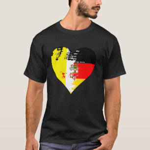 Camiseta Bandeira do Patrimônio do Coração Alemão e do Vati