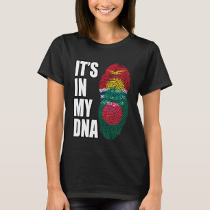 Camiseta Bandeira Do Patrimônio Do DNA Do Bangladesh E Do K